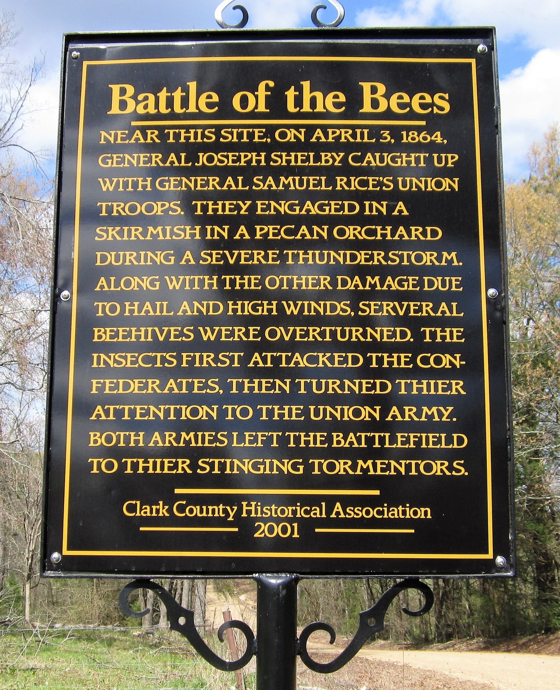 Battle of the Bees Marker