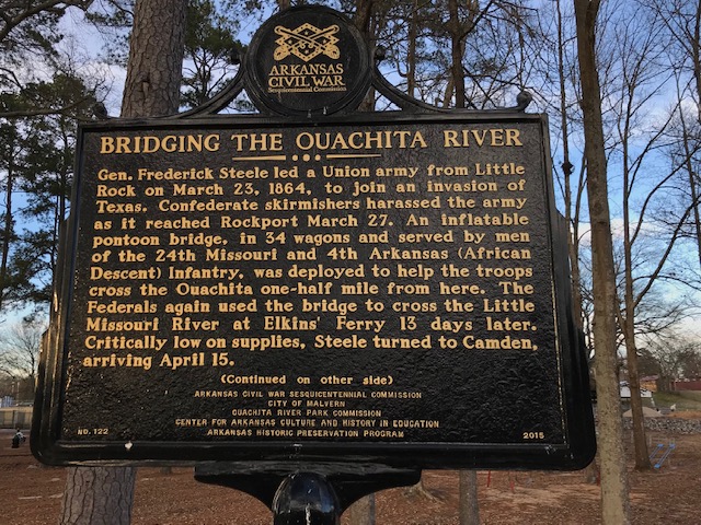 Bridging the Ouachita River Marker