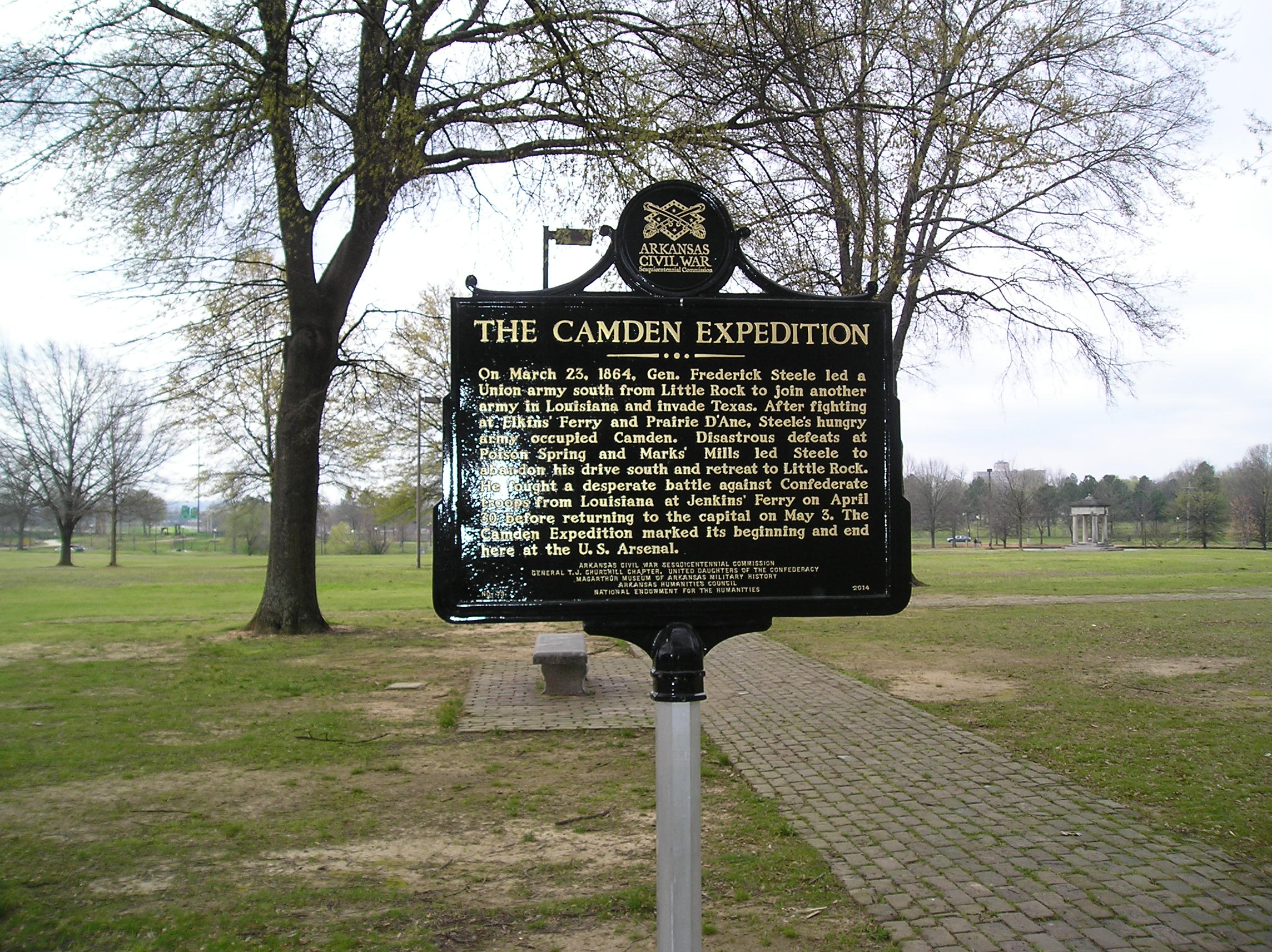 The Camden Expedition Marker