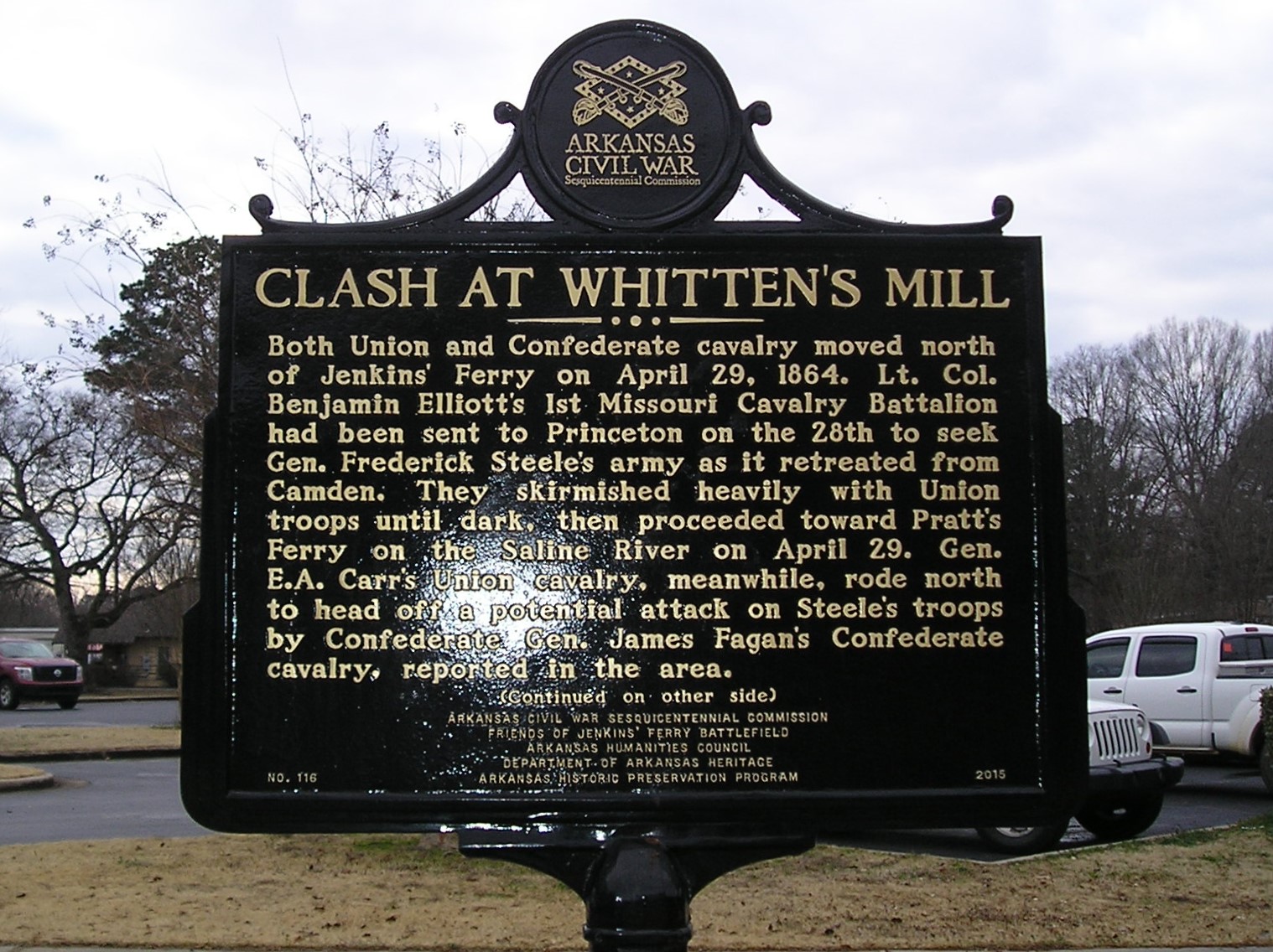 Clash at Whitten's Mill Marker