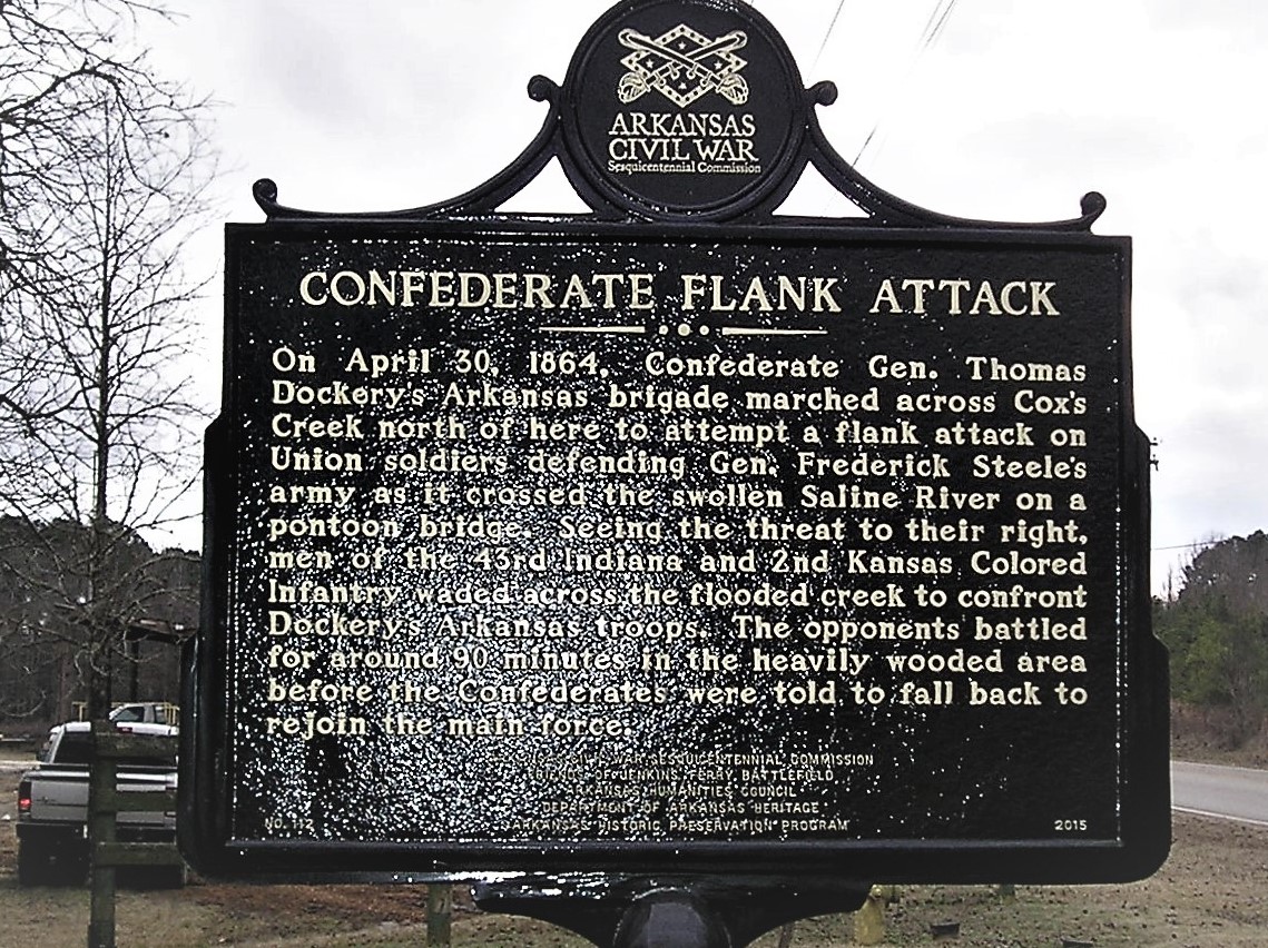 Confederate Flank Attack Marker