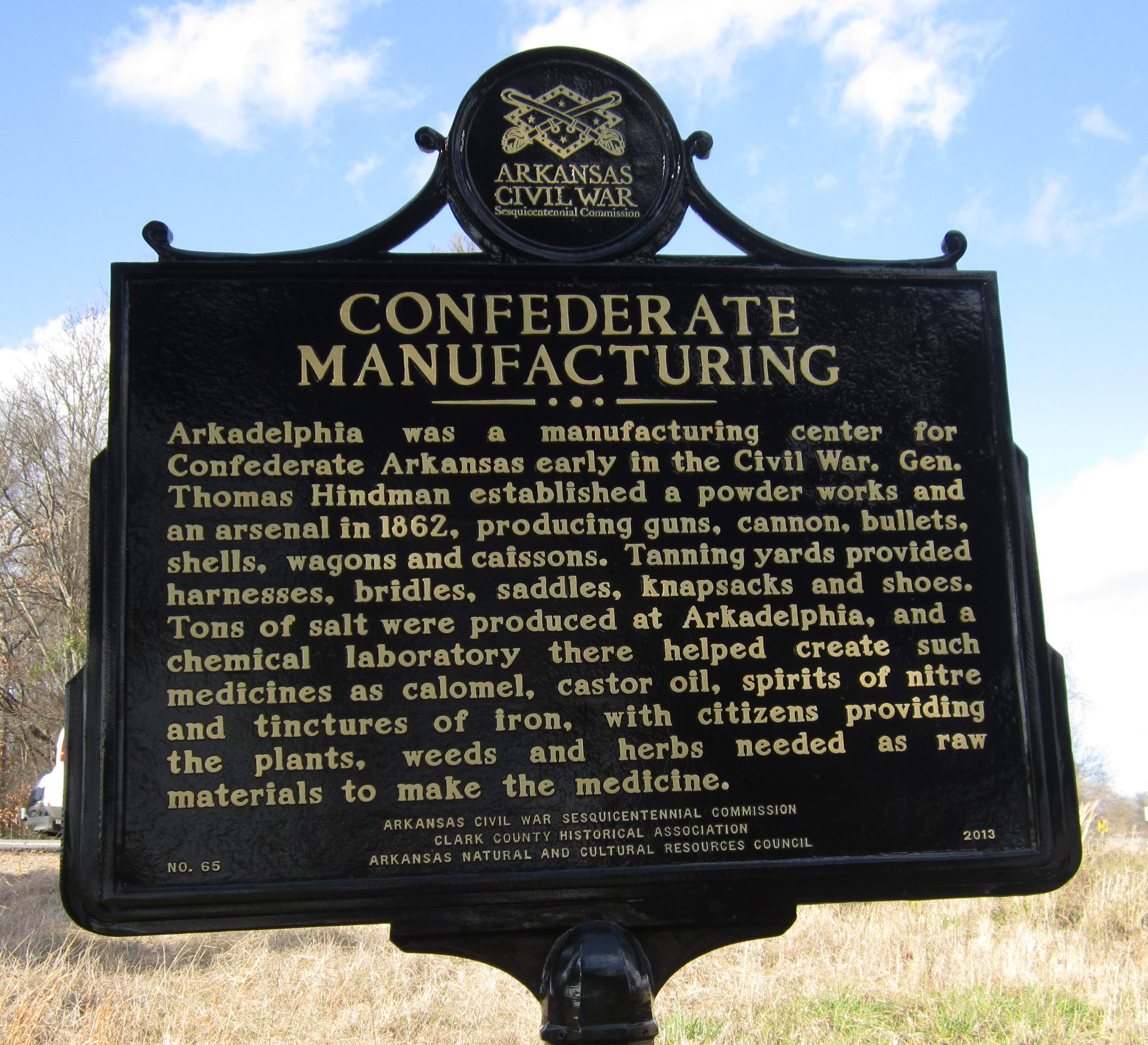 Confederate Manufacturing Marker