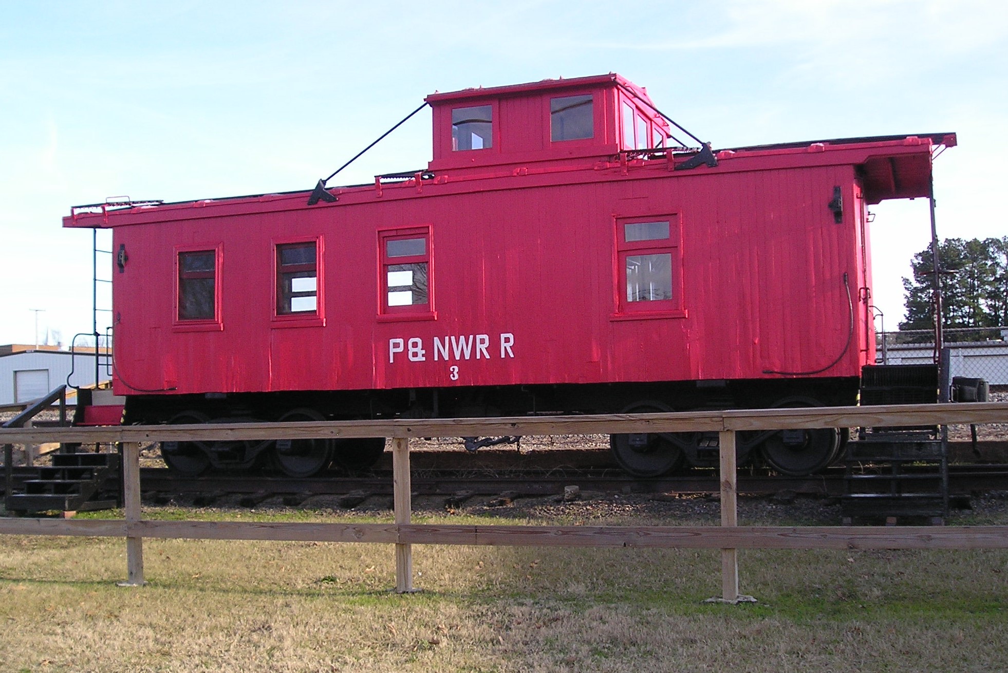 Caboose at Nevada County Depot and Museum