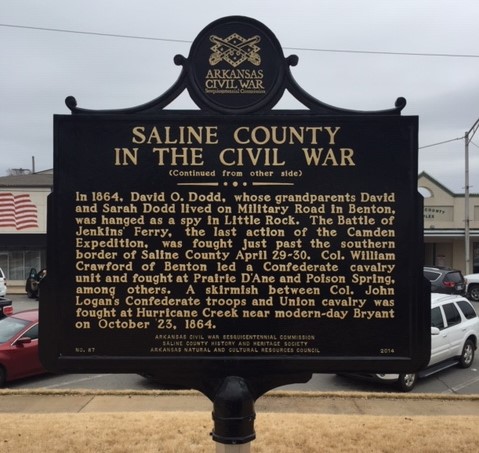 Saline County in the Civil War Marker