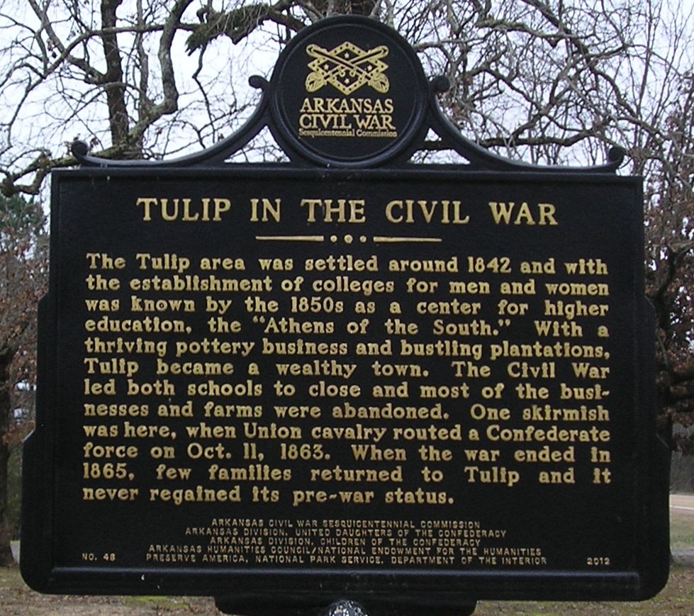 Tulip in the Civil War Marker