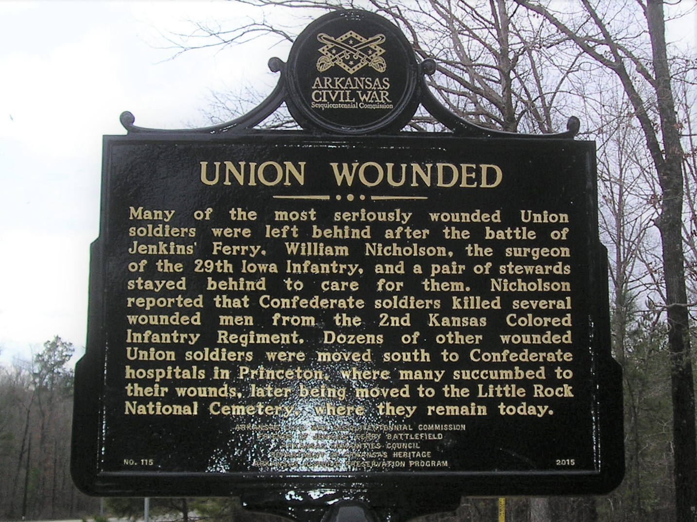 Union Wounded Marker