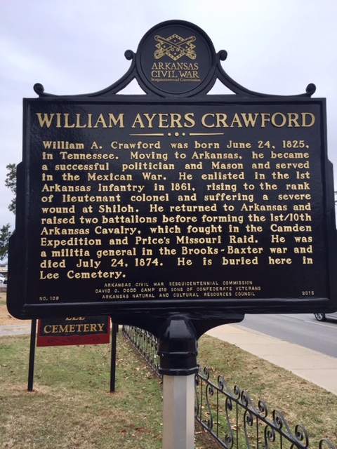 William Ayers Crawford Marker