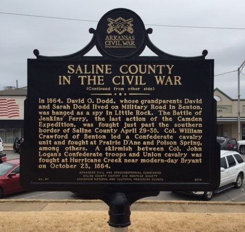 Saline County in the Civil War Marker